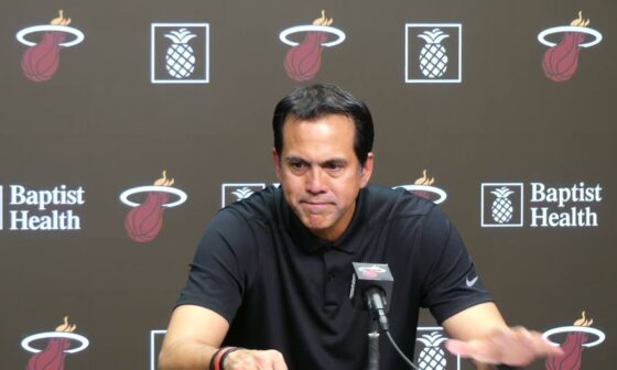 Erik Spoelstra Talks Miami Heat OT win over Mavericks, Jimmy Butler, Bam Adebayo and Pelle Larsson