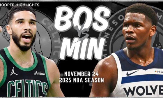 Boston Celtics vs Minnesota Timberwolves Full Game Highlights | Nov 24 | 2025 NBA Season