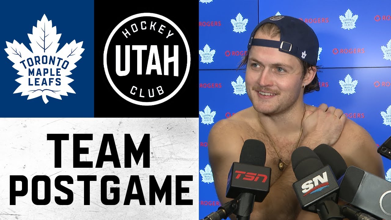 Maple Leafs Media Availability | Postgame vs. Utah Hockey Club | November 24, 2024