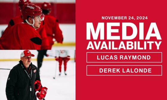 Lucas Raymond & Derek Lalonde Media Availability | Nov. 24, 2024