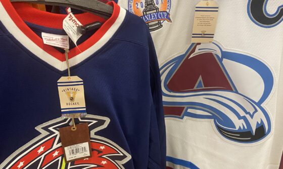 Heads up: TJ Max in Easton has a few Mitchell and Ness Blue Line Ness Jerseys