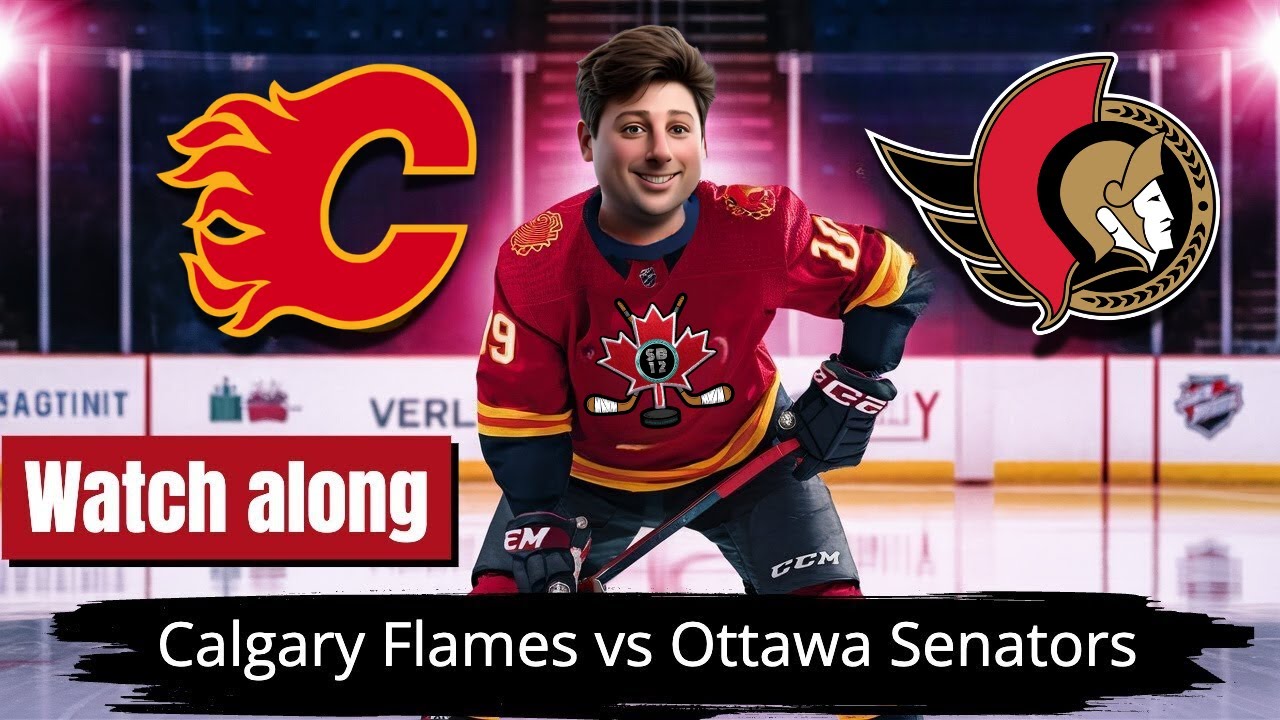 MONDAY NIGHT PRIME Calgary Flames vs Ottawa Senators Live NHL Hockey!