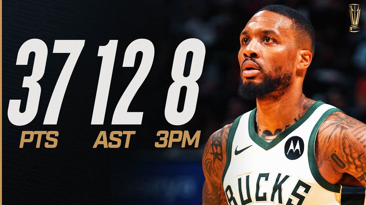 Dame Lillard’s UNREAL Double-Double Performance! Bucks are 3-0 in Cup play! 🏆| November 26, 2024