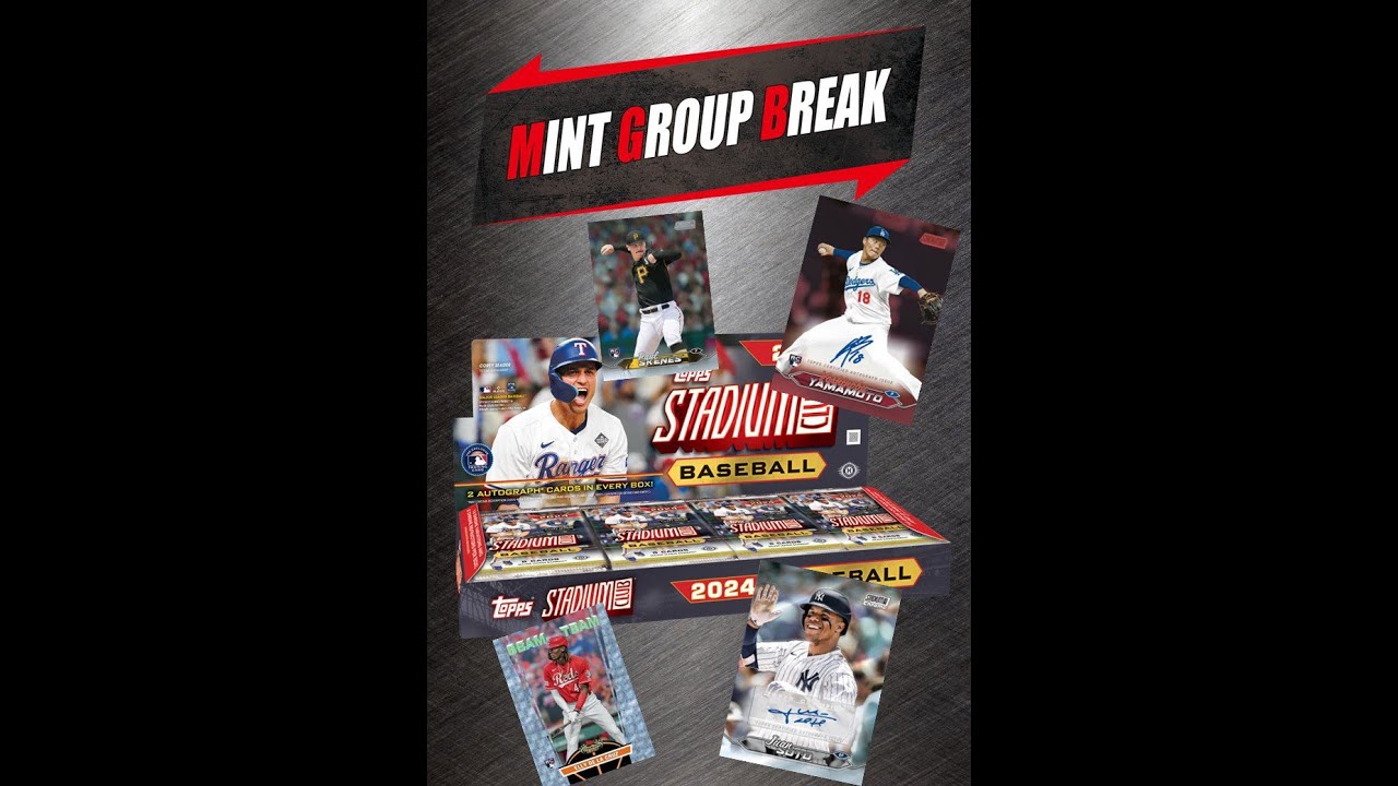 「2024 TOPPS STADIUM CLUB HOBBY 」ハーフケース 【ランダムチーム式】2024年11月28日（木）