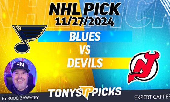 St Louis Blues vs New Jersey Devils  11/27/24 NHL Pick for Bet