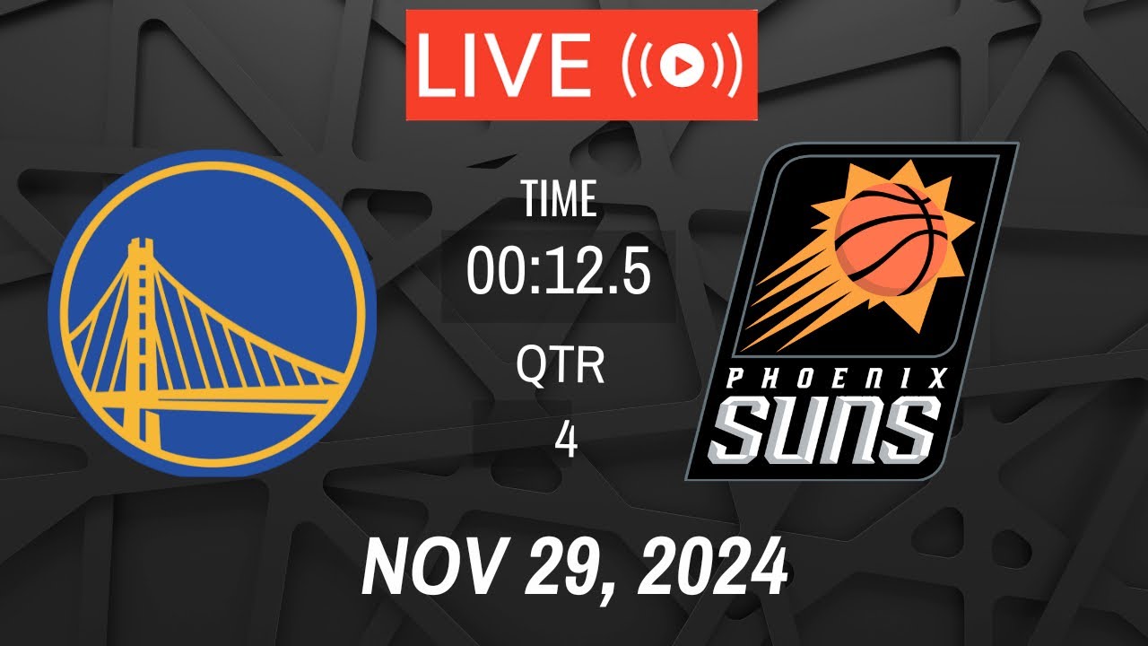 NBA LIVE! Golden State Warriors vs Phoenix Suns I November 29, 2024 Warriors vs Suns Live 2K