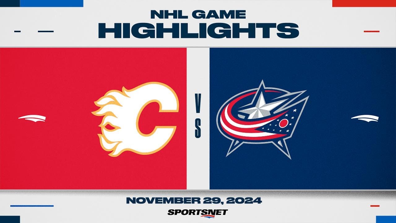 NHL Highlights | Flames vs. Blue Jackets - November 29, 2024