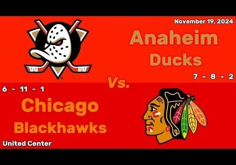 Anaheim Ducks vs Chicago Blackhawks | November 19, 2024 | All Goals