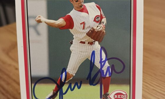 Posting a Reds autographed card every day until we win the World Series. Day 517: Juan Castro