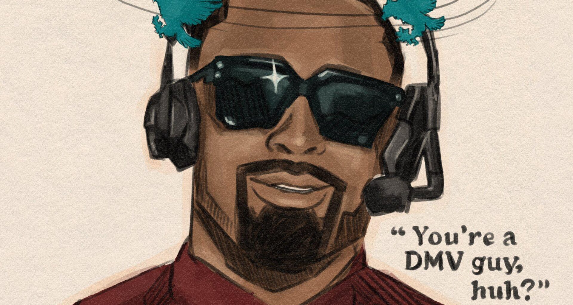 [dhwani] Jalen post-game after the Commanders win with SVP 😂