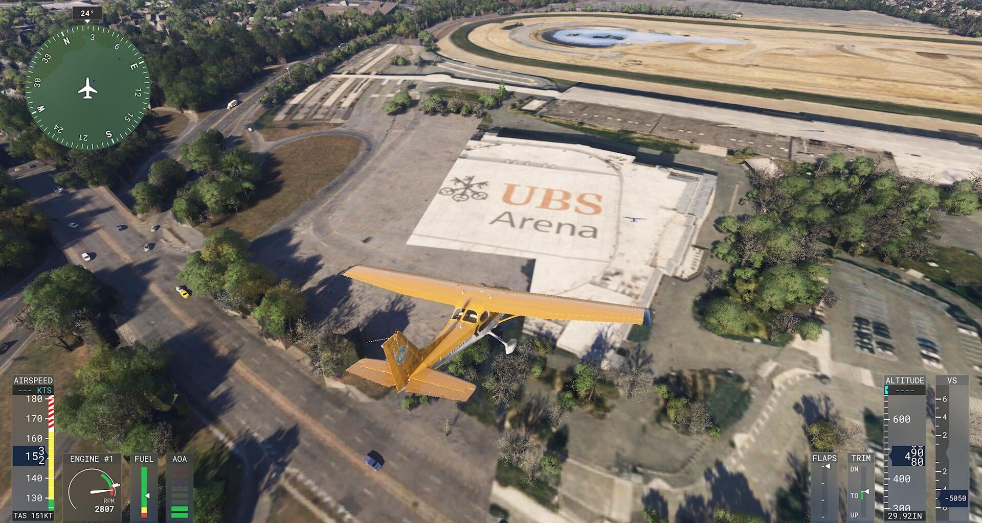 UBS Arena In Microsoft Flight Simulator 2024…