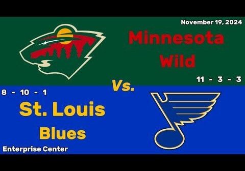 Minnesota Wild vs St. Louis Blues | November 19, 2024 | All Goals