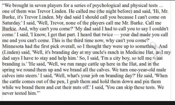 Is This Trevor Linden Story True? It's Amazing