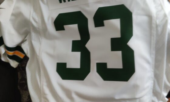 Already got the jersey before the inevitable DROY