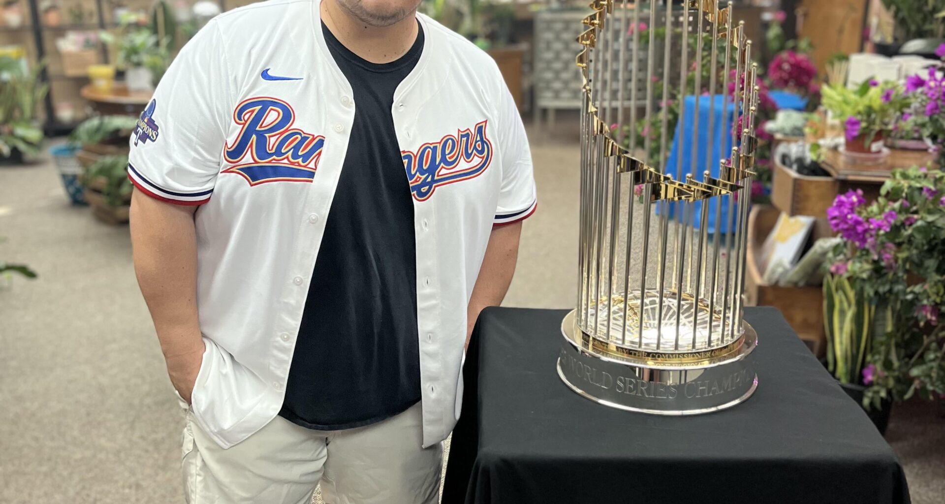 Got to see the trophy for the first time today