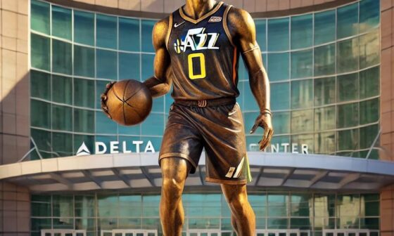 Delta center next statue?