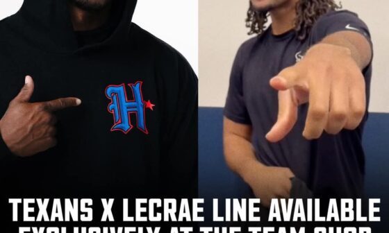 Christian Rapper Lecrae to have an exclusive merch line at the Team Store! As well as signing autographs before the game this week!