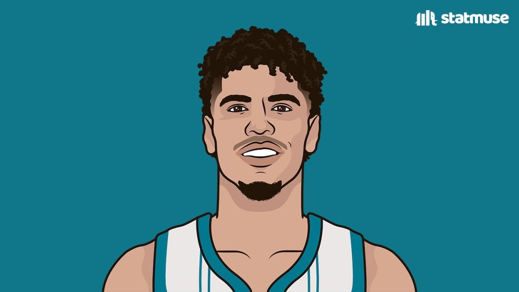 [StatMuse] LaMelo Ball this season: 28.1 PPG, 6.0 APG, 1.5 SPG, 4.6 3PM