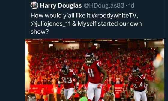 Roddy, Julio, and Harry Douglas starting their own show!