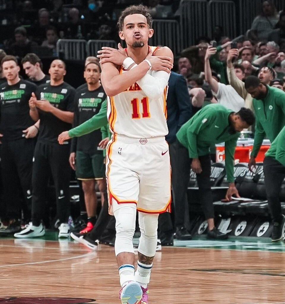 I know it was a tough loss, but we are so lucky to have Trae Young on this team ❤️ 💛