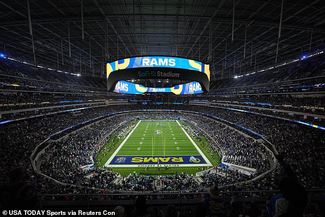 The SoFi Stadium, home to the LA Rams, is the inspiration for other new stadium builds