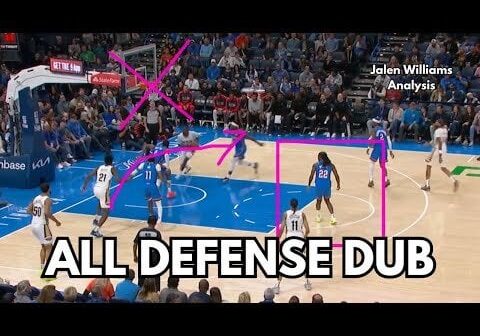 [Ben Pfeifer] Jalen Williams is Oklahoma City’s defensive ACE.