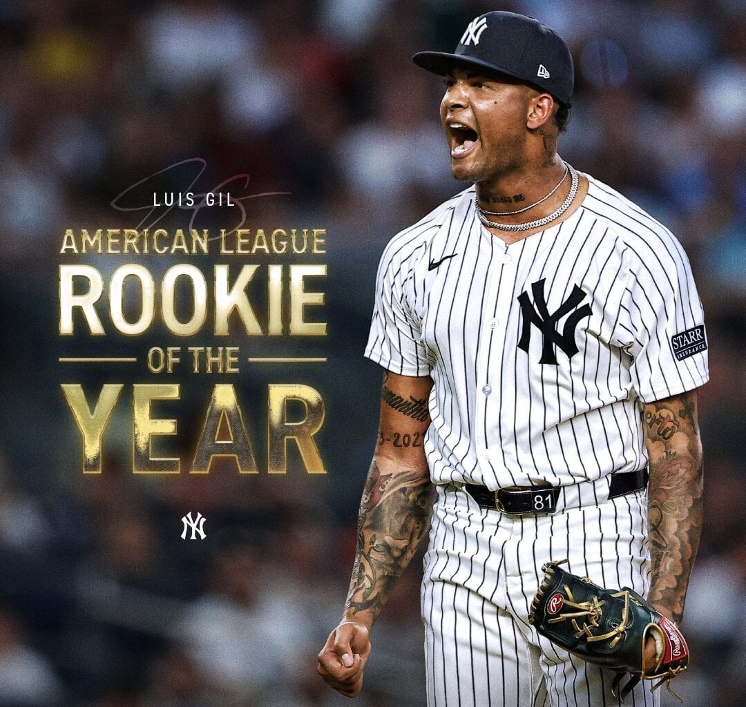 [Yankees] King of the Gil, top of the heap. Rookie of the Year