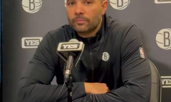 [Slater] Asked Jordi Fernandez about [leaving Ben Simmons in until the 3 minute mark]: “I didn’t feel like I could burn another timeout to bring in subs. We had players ready to sub in, but I don’t remember exactly what it was… But not a great game by him or us as a team.”