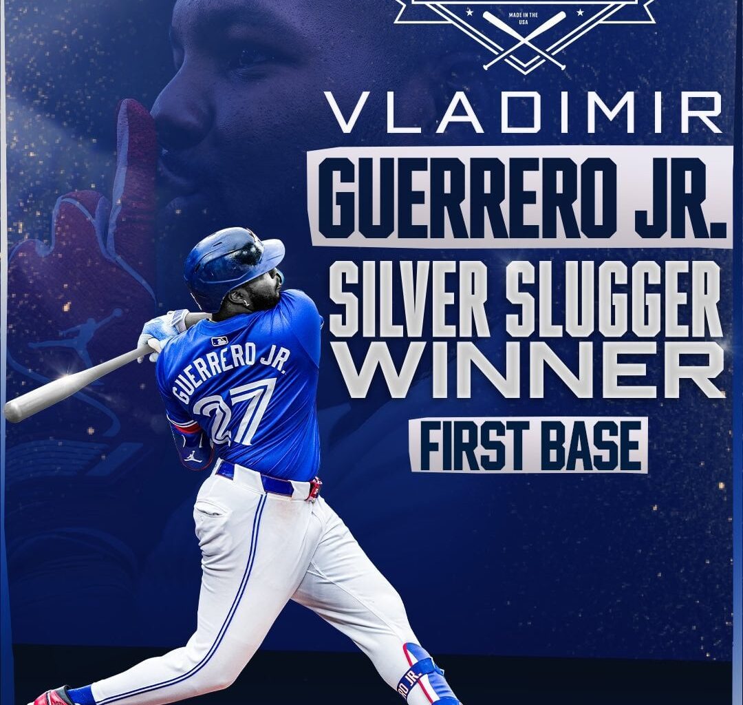 [Blue Jays] #PLAKATA 💥🤫 Vladdy wins his second #SilverSlugger Award!