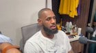 When asked about the Lakers’ NBA Cup group play starting against San Antonio on Friday, LeBron James says he hasn’t considered the competition yet, rather keeping his thoughts with his “dear friend Coach Pop”