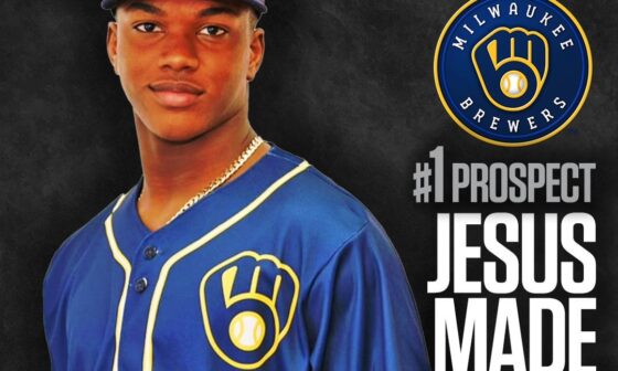 [Baseball America] NEW 2025 BREWERS TOP 10 PROSPECTS 🚨 Jesus Made has the chops to follow in the footsteps of Jackson Chourio as the organization’s next international star.