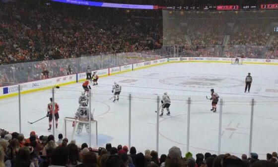 Michkov OT GWG vs Blackhawks from Section 120