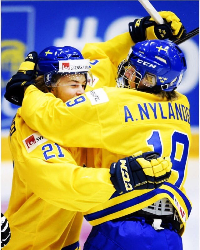 [William Nylander] I can't believe it. One goal, 2 shifts. Can't wait to play with my best friend again someday (January 6, 2016)