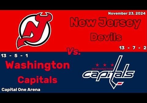 New Jersey Devils vs Washington Capitals | November 23, 2024 | All Goals