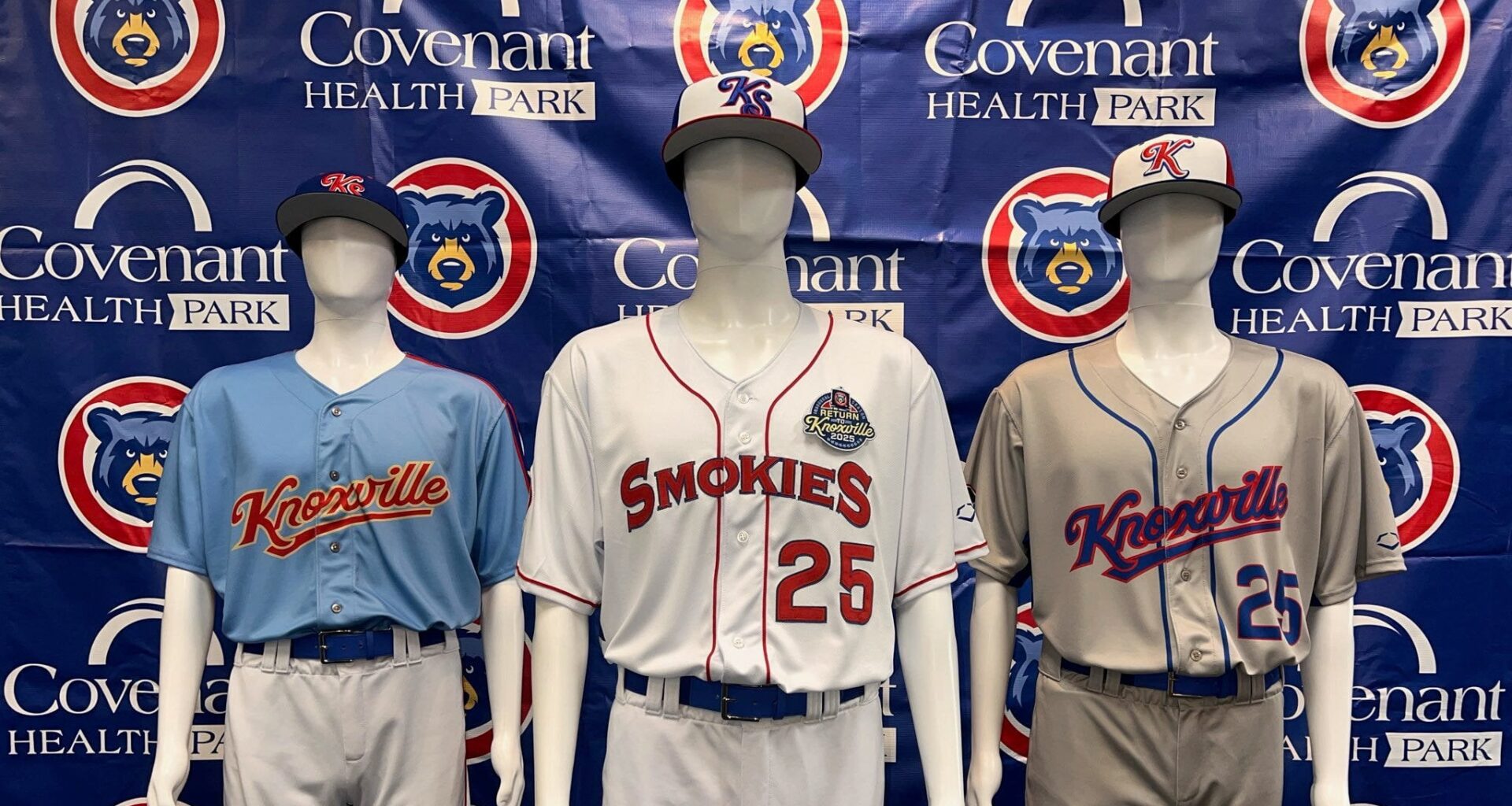 AA-Affiliate Tennessee Smokies rebrand to Knoxville Smokies, unveil new uniforms, ahead of move to new stadium