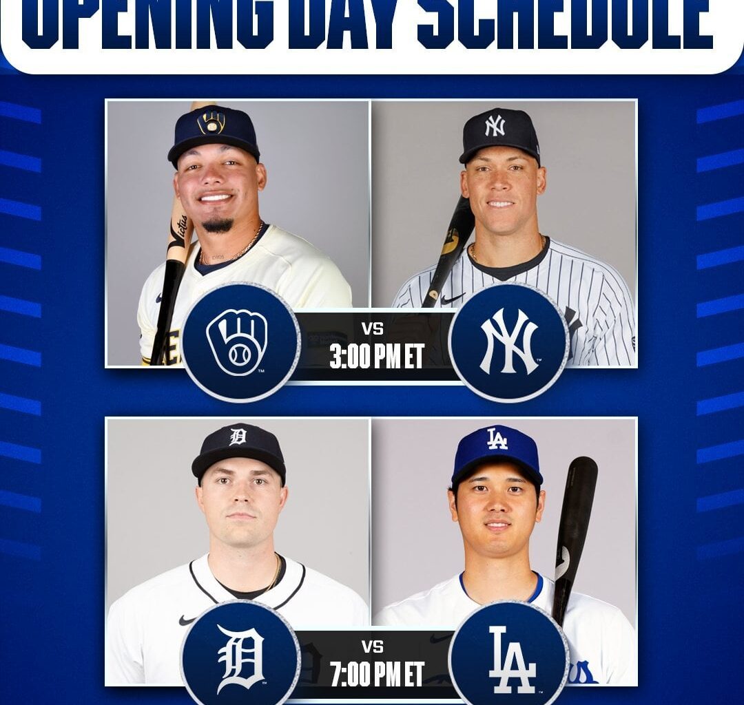 [MLB] ESPN announces an exclusive Opening Day doubleheader March 27th. Who’s ready for the 2025 season to begin?