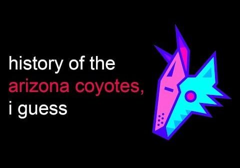 the entire history of the arizona coyotes, i guess