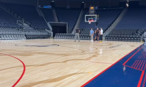 How did Zacch spend his off day after a back to back on his first west coast road trip?  In the gym putting up shots with Bogi