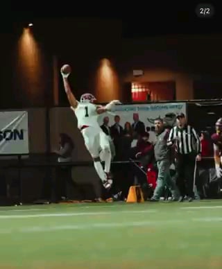 Devin Fitzgerald, son of Larry Fitzgerald, with an incredible one handed catch. Like father like son.