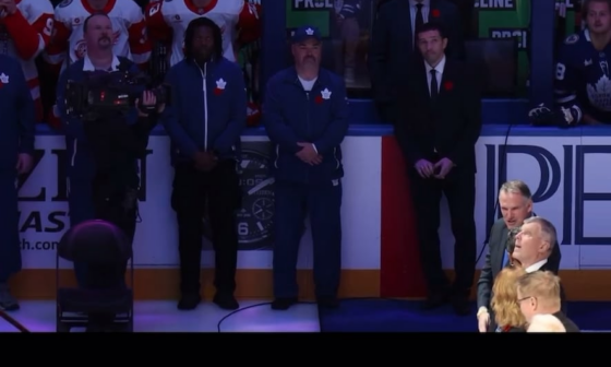 NEWLY HOF PAVEL DATSYUK DROPS THE CEREMONIAL PUCK