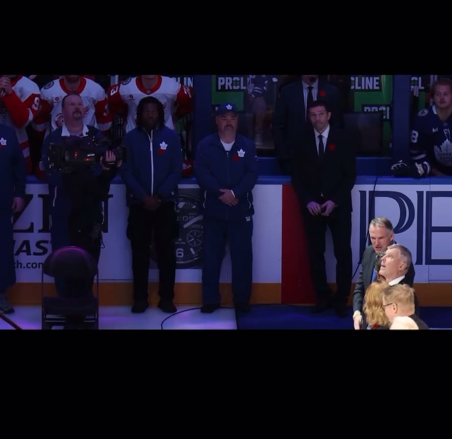 NEWLY HOF PAVEL DATSYUK DROPS THE CEREMONIAL PUCK