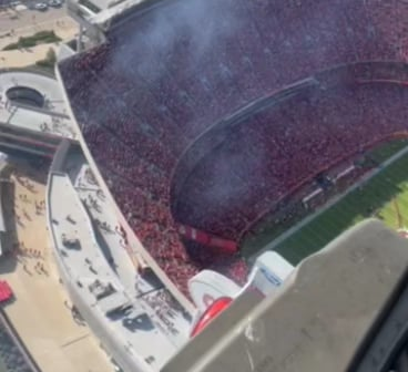 There will be a flyover today with Army aircraft. The last time this happened for a Bills/Chiefs game I acted as an inside man to give us air superiority. Here's a throwback to hopefully inspire the same energy for today!