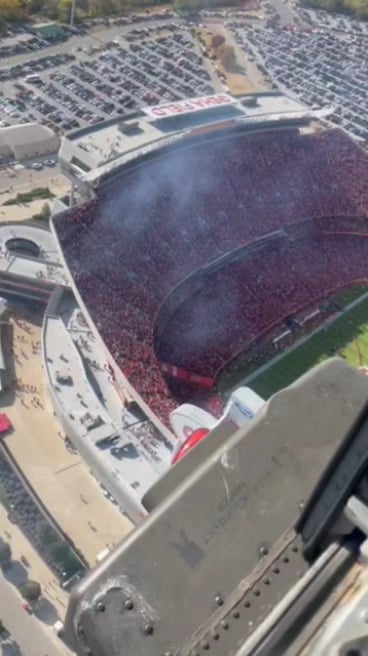 There will be a flyover today with Army aircraft. The last time this happened for a Bills/Chiefs game I acted as an inside man to give us air superiority. Here's a throwback to hopefully inspire the same energy for today!