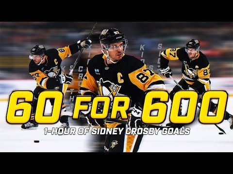 60 for 600 | 1 Hour of the Best Sidney Crosby Goals 6️⃣0️⃣0️⃣🚨