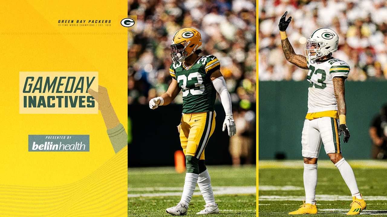 Evan Williams and Jaire Alexander are ACTIVE