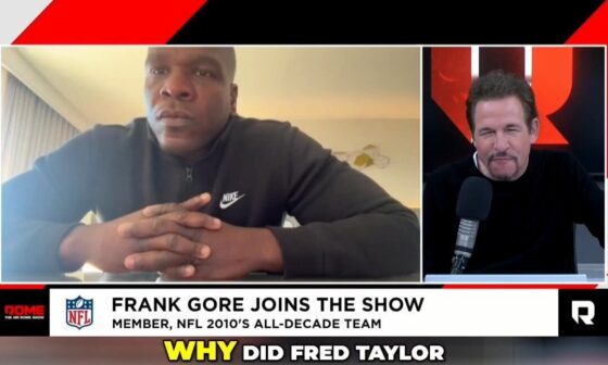 [Jim Rome] @FrankGore on how Fred Taylor inspired his longevity and says the Jags legend belongs in the Hall of Fame.