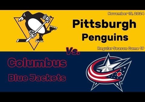 Pittsburgh Penguins vs Columbus Blue Jackets | November 15, 2024 | All Goals