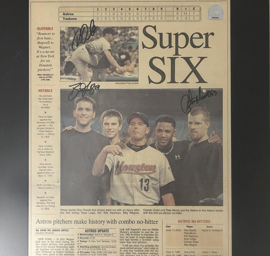 Astros Signed Article