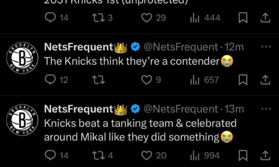 Nets fan crashing out on Twitter after the win last night😂😂