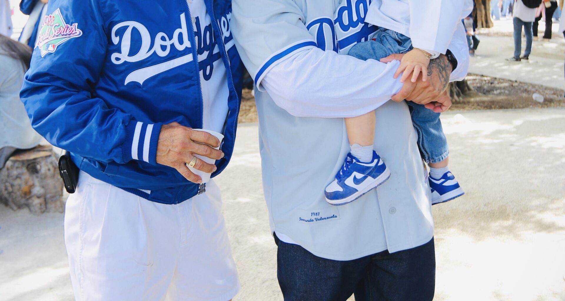 Being a Dodgers fan is privilege passed on from generation to generation, 3 generations 💙💙💙